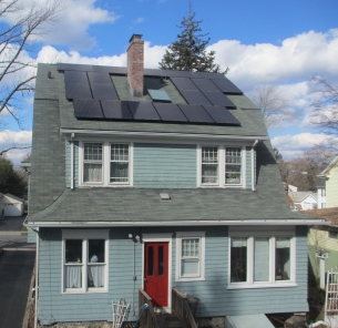 Solar-powered house in Stamford, CT
